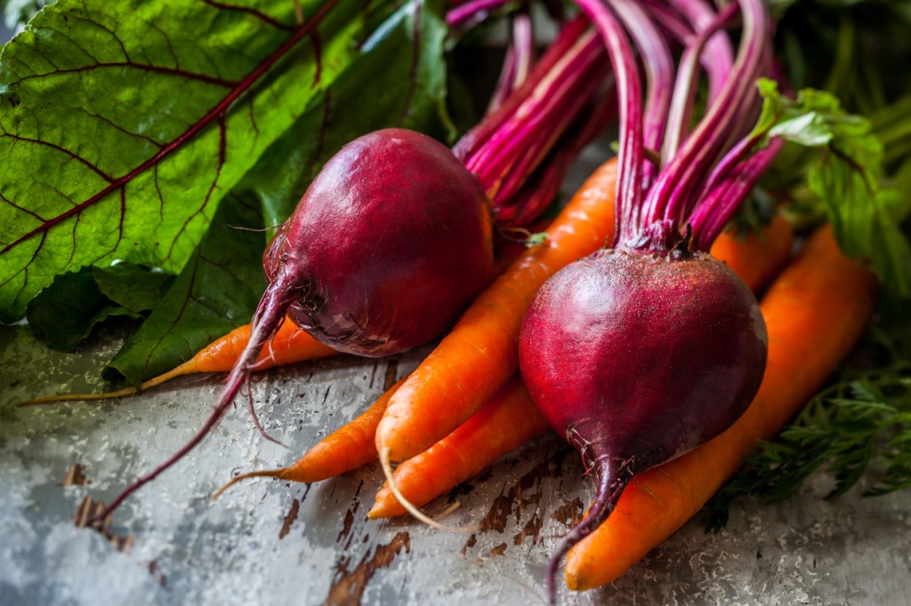carrots and beetroot